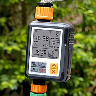 เครื่องรดน้ำอัตโนมัติ เครื่องรดน้ำต้นไม้แบบตั้งเวลา LCD Water timer Digital irrigation timer ใช้ง่าย