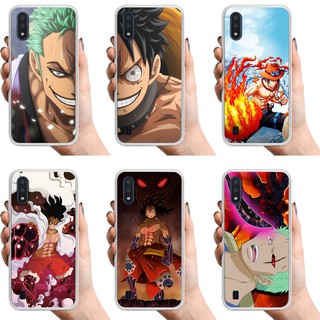 One Piece สวย การ์ตูน Samsung Galaxy A01/ A2 Core / A30s / A50s / A50 / A10 / A70 /M01 เคส Case Cover เคสซิลิโคน เคส Flower Cartoon Printed Soft Silicone TPU Phone Casing