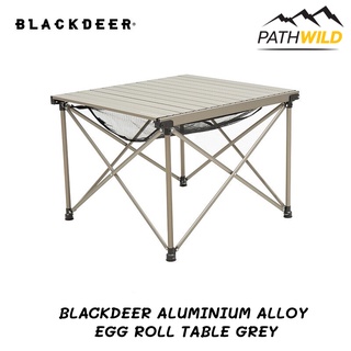 โต๊ะพับสำหรับแค้มปิ้ง BLACKDEER ALUMINIUM ALLOY EGG ROLL TABLE GRAY กางง่าย ปรับความสูงได้ เคลื่อนย้ายสะดวก