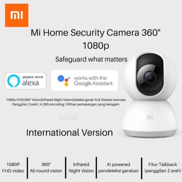 กล้องวงจรปิด Xiaomi Mi Home MJSXJ05CM