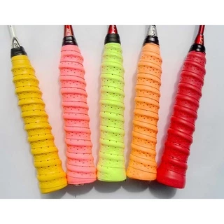 SALE!! กริปพันด้ามไม้แบด Badminton Overgrip ชนิดมีแกน ผิวหนึบ ถูกที่สุด แพ็คส่งภายใน 24 ชม.