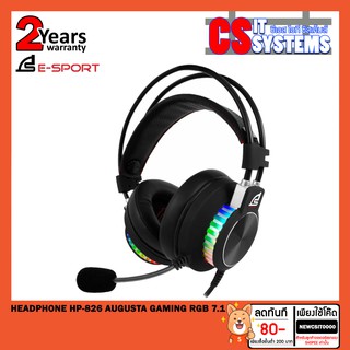 HEADPHONE HP-826 AUGUSTA GAMING RGB 7.1 USB 2.0