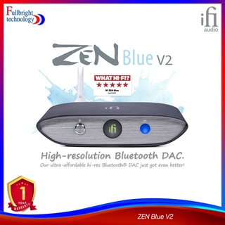 iFi Audio ZEN Blue V.2 High-resolution Bluetooth DAC สตรีมเมอร์ไร้สายความละเอียดสูง Bluetooth 5.0 aptX HD รับประกันศูนย์ไทย 1 ปี