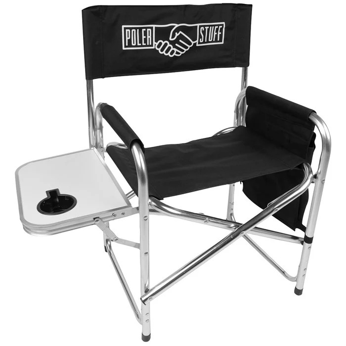 เก้าอี้แคมป์ปิ้ง เก้าอี้พับพกพา ยี่ห้อ Poler - รุ่น Adventure Chair Black - Portland USA