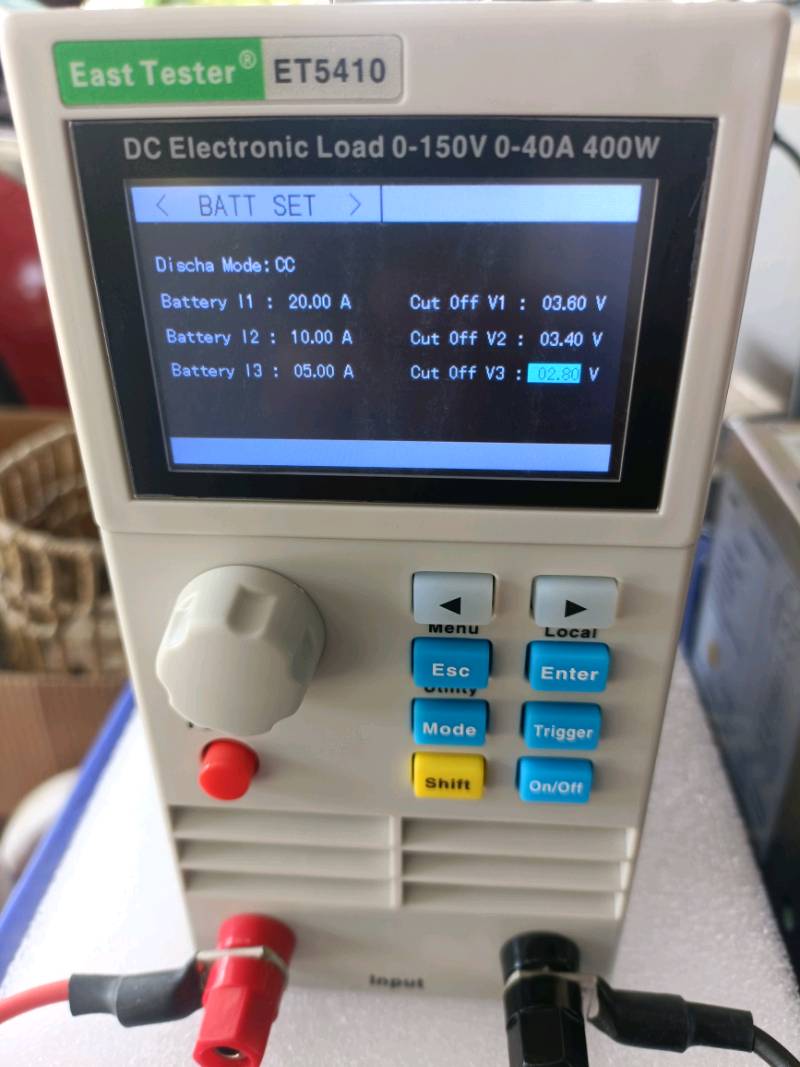 East Tester DC Electronic Load 400W Programmable Battery Testers 150V-500V  15A-40A (ET5420A+) 売り