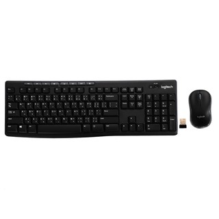 Keyboard + Mouse LOGITECH ไร้สาย MK-270R รับประกันศูนย์ SYNNEX 3 ปี.