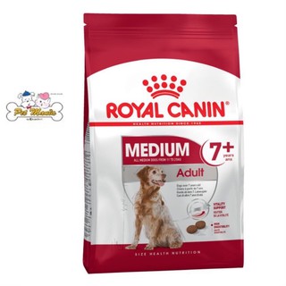 Royal Canin Medium Adult 7+(อาหารชนิดเม็ดสำหรับสุนัขสูงวัยพันธุ์กลางอายุมากกว่า 7 ปี) 10kg