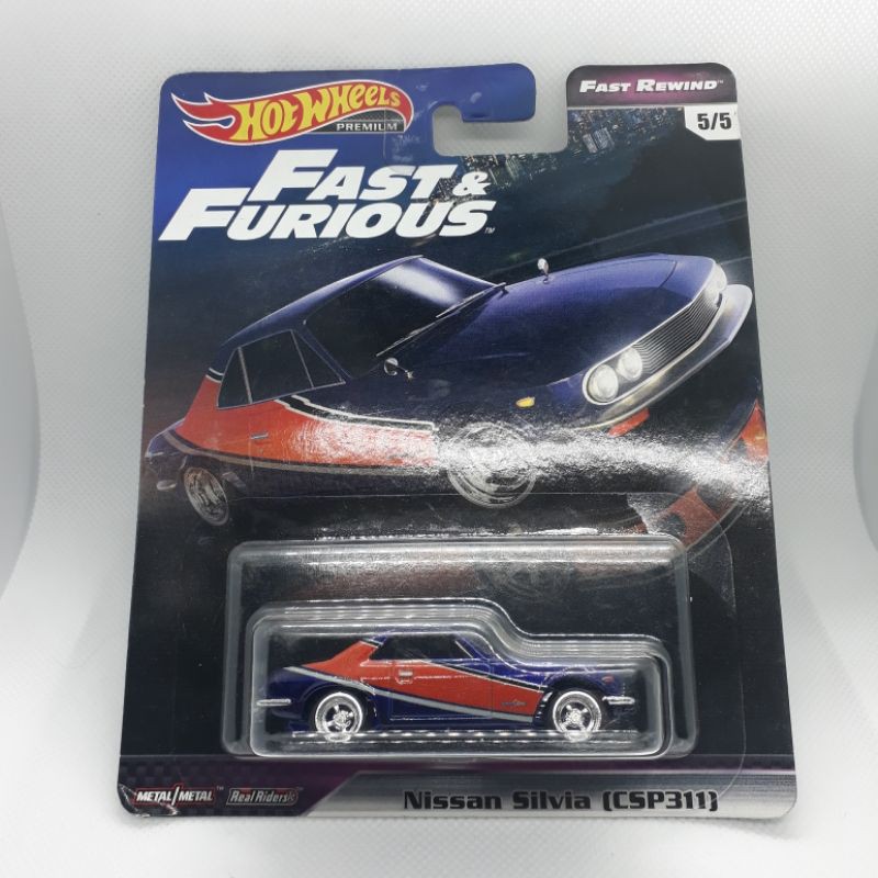 รถเหล็ก Hotwheels Nissan Silvia (CSP311) FAST&FURIOUS (PB01)