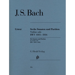 BACH Sonatas and Partitas BWV 1001-1006 for Violin solo (356)