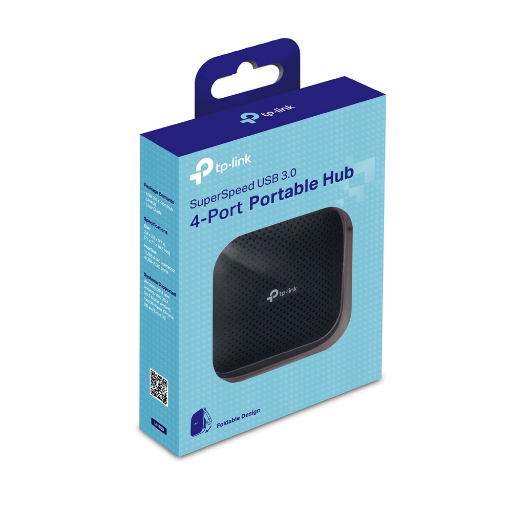 TP-LINK UH400 V.5 USB 3.0 4-Port Portable Hub