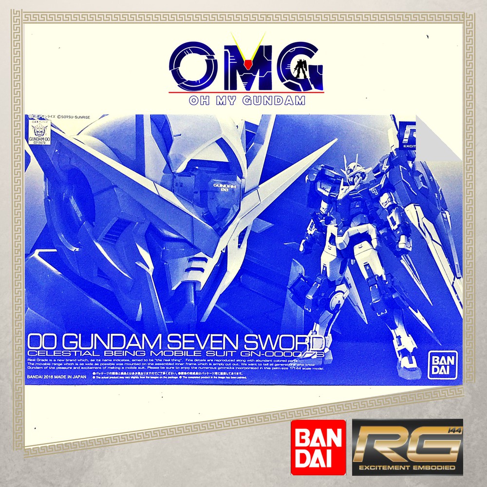 Bandai Gundam RG Seven Sword 1/144 1 144 เกรดจริง OMG 00 OO 7Sword
