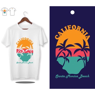 เสื้อยืดลาย california ส่งฟรี (หน้า-หลัง)