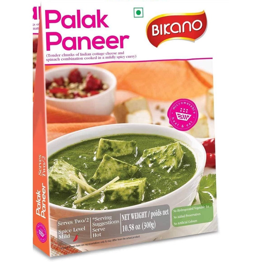 bikano ready to eat palak panner 300g buy