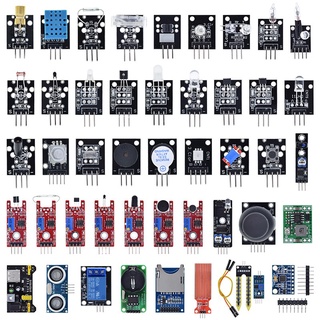 โมดูลเซนเซอร์อัลตราโซนิก อุณหภูมิความชื้นดิจิทัล RGB LED สําหรับ Arduino 45 Kinds of Sensors UNO R3 MEGA2560