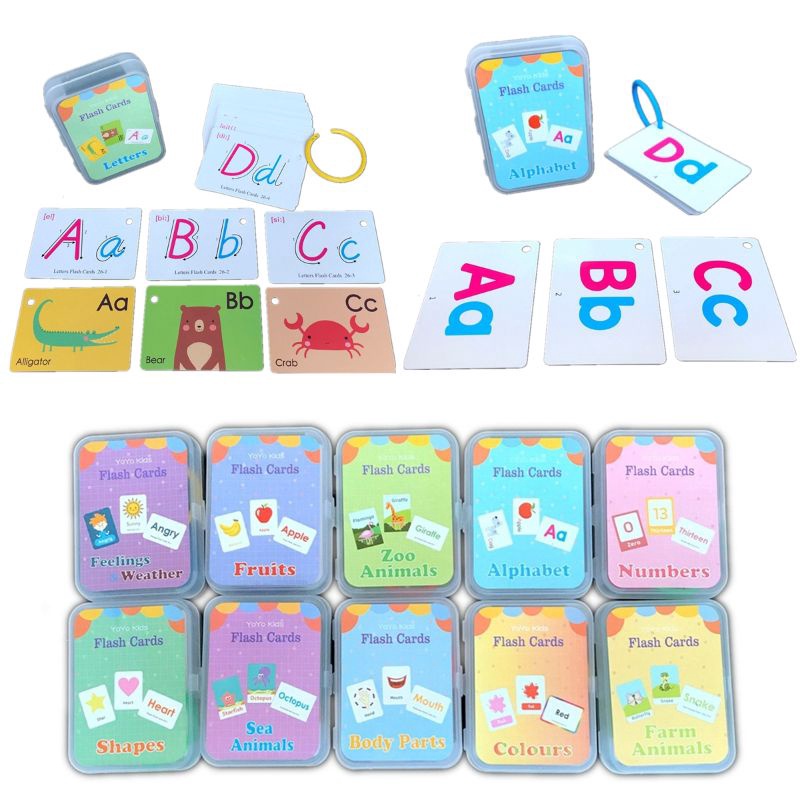 English Flash Card การ์ดคำศัพท์เพื่อการเรียนรู้ เสริมสร้างพัฒนาการเด็ก