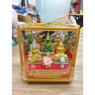 ตู้พระคู่บ้าน1" ตู้มงคลกระจก ชินราช พระแก้ว โสธร