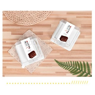 DEDEE กล่องเค้กฐานขาว+ฝา+ส้ม(50ชุด)DD-H085 กล่องเค้กฐานขาว