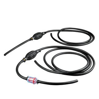 ลูกบีบน้ำมัน พร้อม สายน้ำมันยาง Ø8 มม. Fuel Primer Bulb with Ø8mm Rubber Hose [Nuova Rade - 45387, 45388]