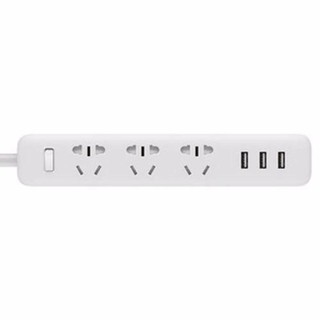 Xiaomi power strip รางปลั๊กอัจฉริยพร้อมช่องชาร์จ USB (สีขาว) (แถมหัวแปลง)