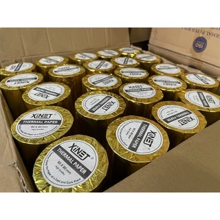 Lกระดาษความร้อน กระดาษใบเสร็จ 80*80 By XiNET 1ลัง 50ม้วน