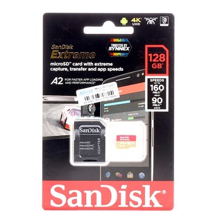 Micro SD 128GB Class10 Sandisk EXTREME (160 MB/s.)