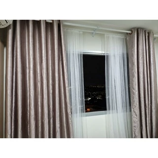 [พร้อมส่ง] IKEA ม่านโปร่ง อิเกีย สีขาว LILL ลิล ผ้าม่านโปร่ง 2 ผืนๆละ 280x250 ซม ม่าน