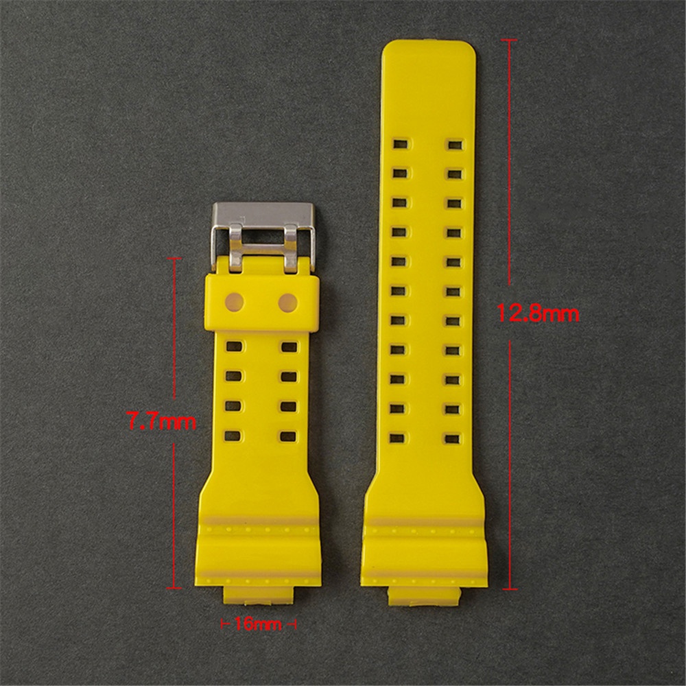 สายนาฬิกาข้อมือเรซิ่นสําหรับ Casio G-Shock GA-100/110/120/150/200/300/400/700 GD-100/120 G-8900 GW-8900 GLS-100