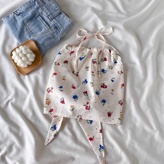 ✨sayyes สายเดี่ยว ผูกโบว์ ✨เสื้อลายดอก เสื้อกล้าม แฟชั่นฤดูร้อน