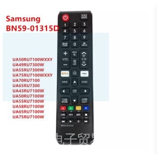 รีโมตคอนโทรลสมาร์ททีวี สําหรับ SAMSUNG LED TV BN59-01315D UA50RU7100WXXY UA75RU7100WXXY UA65RU7300 UA43RU7100W UA50RU7100W UA55RU7100W UA58RU7100W UA65RU7100W UA75RU7100W