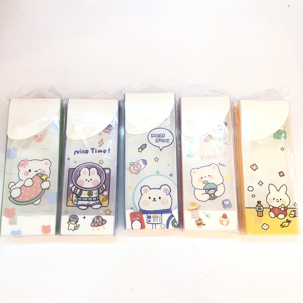 (3ชิ้น ได้ราคาส่ง) กระเป๋าดินสอ กล่องดินสอ ลายอวกาศ การ์ตูนน่ารัก พร้อมส่ง กล่องใส่ดินสอ กระเป๋า กล่อง