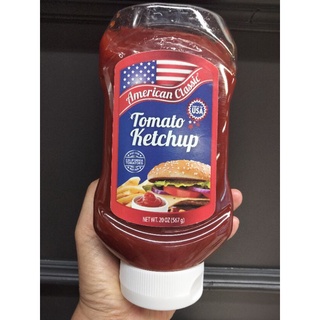 American ClassicTomato Ketchup Sauce ซอสมะเขือเทศ  อเมริกัน คลาสสิค 567กรัม ราคาสุดฟิน