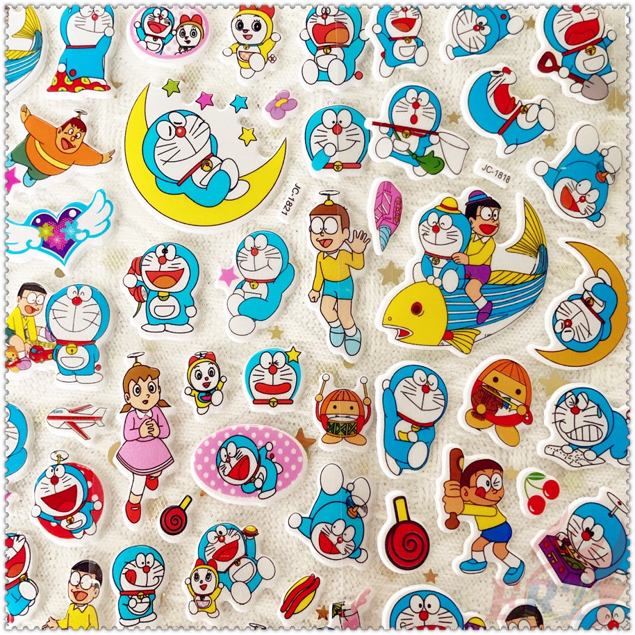 ▶ สติกเกอร์ ลายโดราเอมอน Q-1 DIY สําหรับติดตกแต่ง 5 แผ่น รูปที่ 5