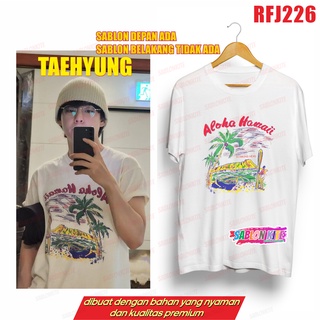 !! เสื้อยืด พิมพ์ลาย Taehyung V ALOHA HAWAI RFJ226 JK V RM JIN SG JM JH