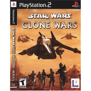 แผ่นเกมส์ Star Wars The Clone Wars PS2 Playstation2 คุณภาพสูง ราคาถูก