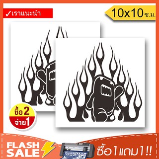 [ซื้อ1แถม1] สติ๊กเกอร์ FIRE JDM สติ๊กเกอร์ติดรถ PVCอย่างดี  (★Graphic Design★) ลายเส้น2ชิ้น ซ้าย-ขวา  By Hisoshop