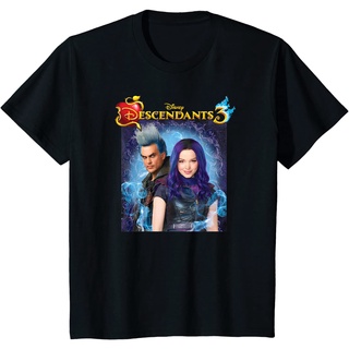 เสื้อยืดคอกลม ผ้าฝ้าย พิมพ์ลาย Disney Descendants 3 Hades blood DIY UDYX