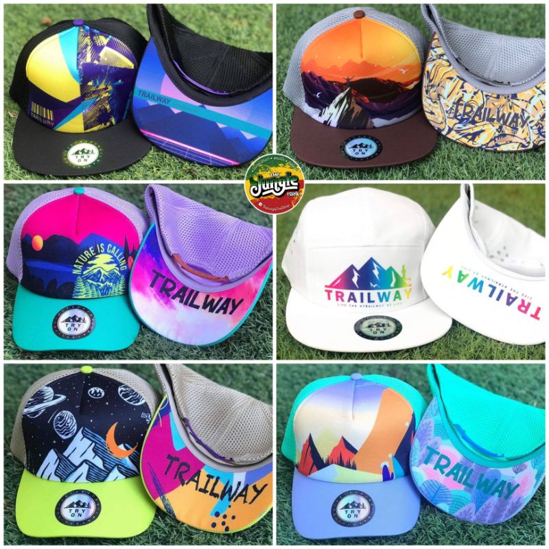 Trailway หมวกปีกโค้ง/ปีกแบน ทรง Trucker Cap ยอดนิยม ใส่เที่ยวใส่วิ่งหรือกีฬากลางแจ้งได้หมด ดีไซน์สวย