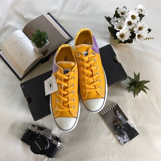 รองเท้า CONVERSE YELLOW - PURPLE Unisex ของเเท้ 100%