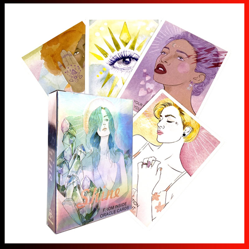 New English Card Game Shine From Inside Oracle Cards Divination Deck