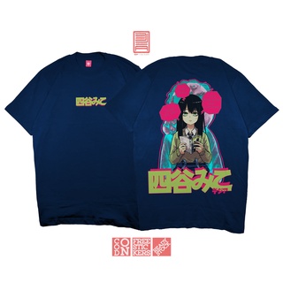 เสื้อยืด พิมพ์ลายการ์ตูนอนิเมะ MIKO MIERUKO CHAN YOTSUYA MIKO WAIFU สไตล์ญี่ปุ่น