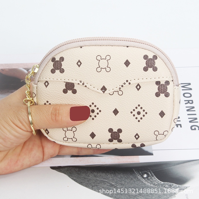 พร้อมส่ง ใหม่ กระเป๋าสตางค์ กระเป๋าถือ หนัง PU พิมพ์ลายเรขาคณิต สําหรับสตรี 2022