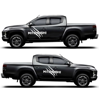 รถบรรทุกรถด้านข้างสติกเกอร์สำหรับ Mitsubishi Triton Mirage ASX Xpander อุปกรณ์เสริม Car Decals