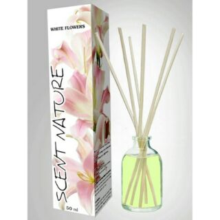 เซนต์ เนเจอร์ก้านไม้หอม อโรม่า scent nature กลิ่น white flower