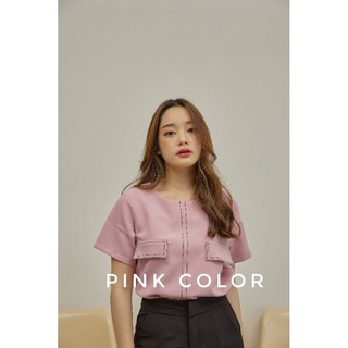 aandOB เสื้อ​ 𝐋𝐢𝐧𝐞 𝐛𝐥𝐨𝐮𝐬𝐞 size S. มีทั้ง​ New และ used มี5สีค่า