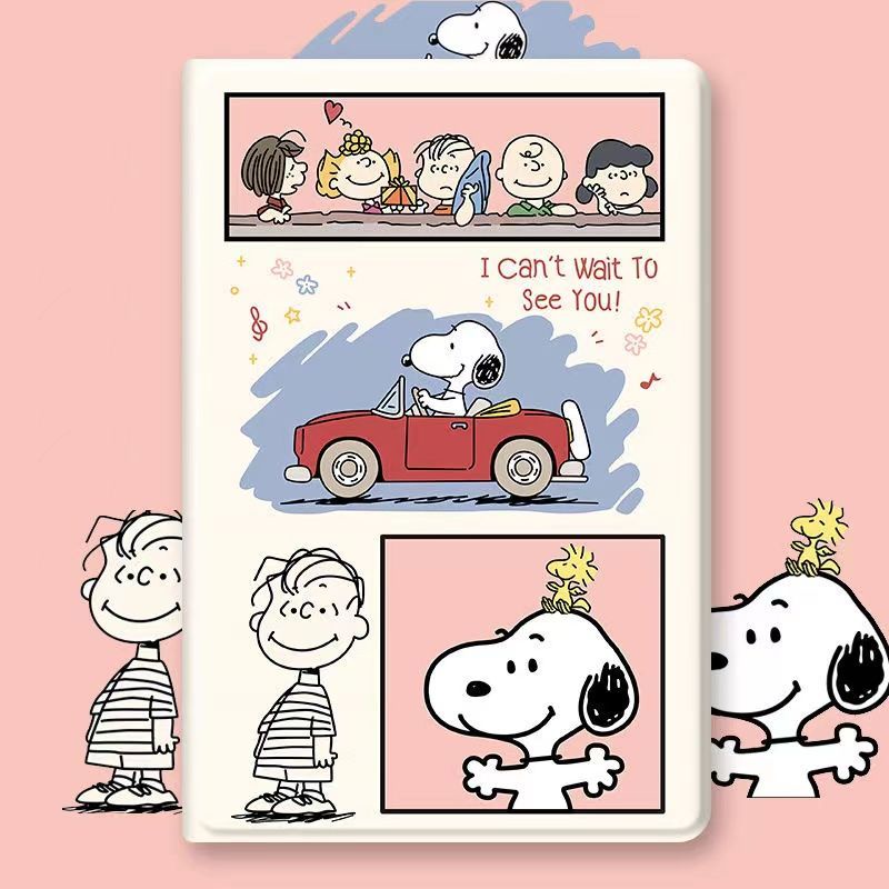 เคสหนัง ลายการ์ตูนสนูปปี้ สําหรับ Huawei Matepad 11 2023 DBR-W00 DBR-W10 SE 10.4 T10 T10S AGS3-L09 A