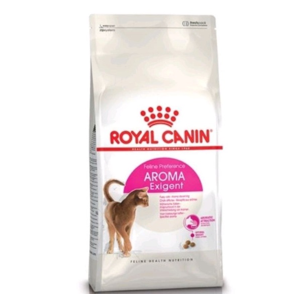 Royal Canin Aroma Exigent 2kgโรยัลคานิน อาหารแมว เลือกทาน ทานยาก ชอบกลิ่นหอม อโรม่า 2 กิโลกรัมอาหารชนิดเม็ดสำหรับแมวโต