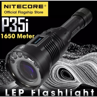 พร้อมส่ง NITECORE P35i 3000Lumens 1650เมตร Ultra Long Range ไฟฉาย5000MAh แบตเตอรี่ + RSW2i Remote Tombol ไฟฉุกเฉิน