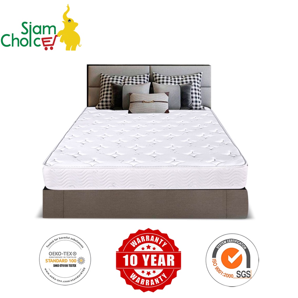 [รับประกัน10ปี] SiamChoice ที่นอน ท็อปเปอร์ ที่นอนสปริง 3 ฟุต ที่นอน 3.5 ฟุต ที่นอน 5 ฟุต ที่นอน 6 ฟุต Matress Topper