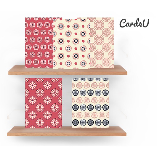 (พร้อมส่ง) การ์ดอวยพร 9.60 Baht/แผ่น (Greeting Card) เพื่อติดของขวัญ ช่อดอกไม้ หรือเขียนข้อความ ชุดร