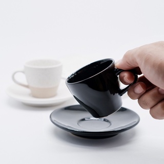 3oz Espresso Cup with Saucer | ชุดแก้ว สำหรับเอสเพรโซ่ พร้อมจานรองแก้ว